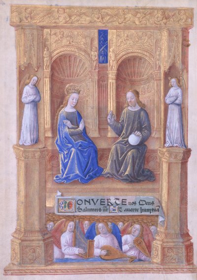 Christ and the Virgin Mary Enthroned, from the 